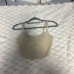 Aerie Beige Crop Top